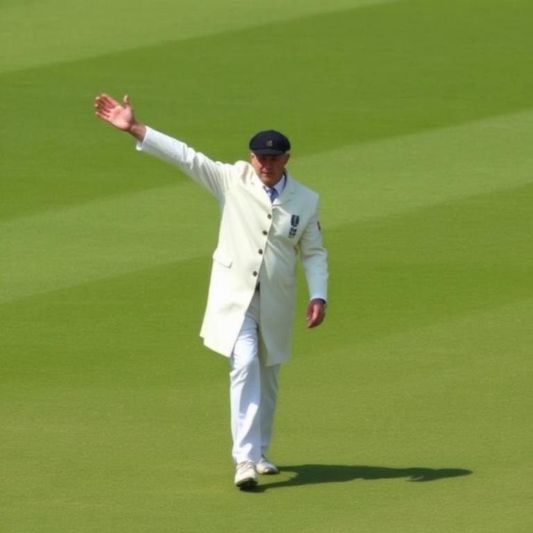 Umpire signal: Four