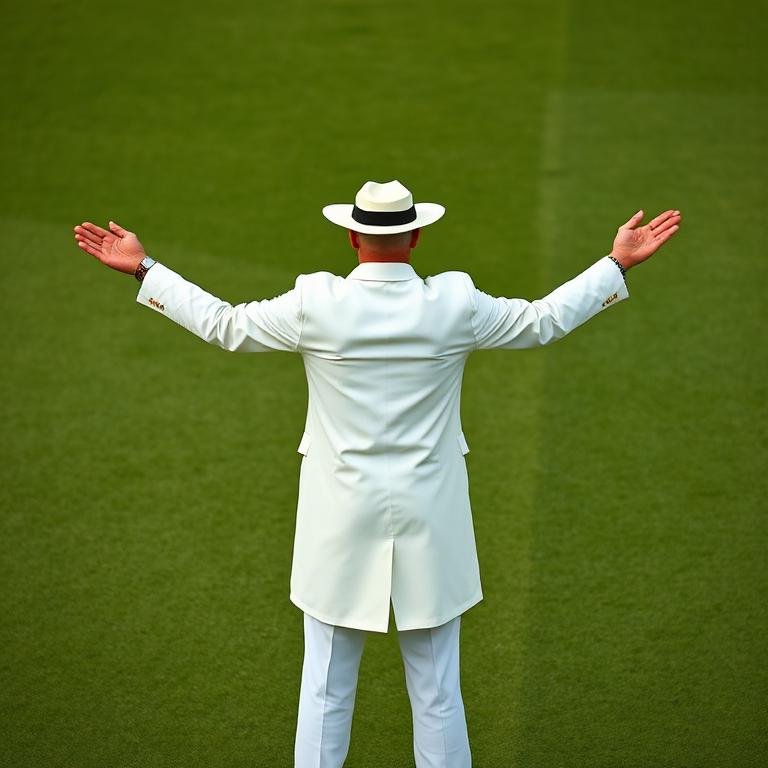 Umpire signal: Wide